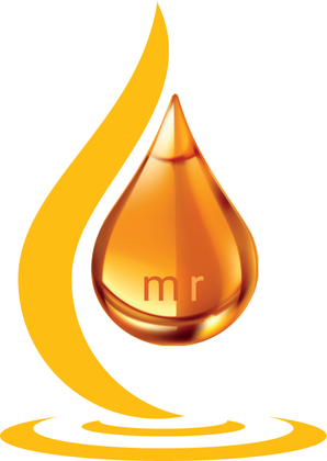 MR.OIL logo: an amber oil drop with a golden swoosh